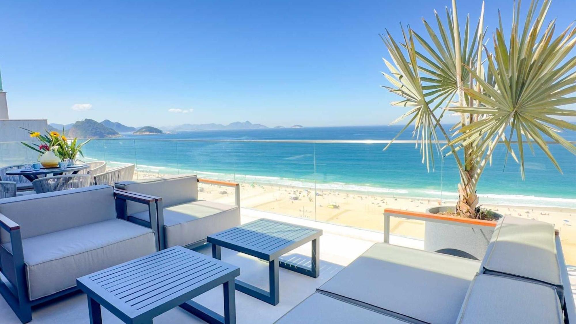 Hr.377 - Cobertura Com 8 Em Copacabana Apartamento Rio de Janeiro