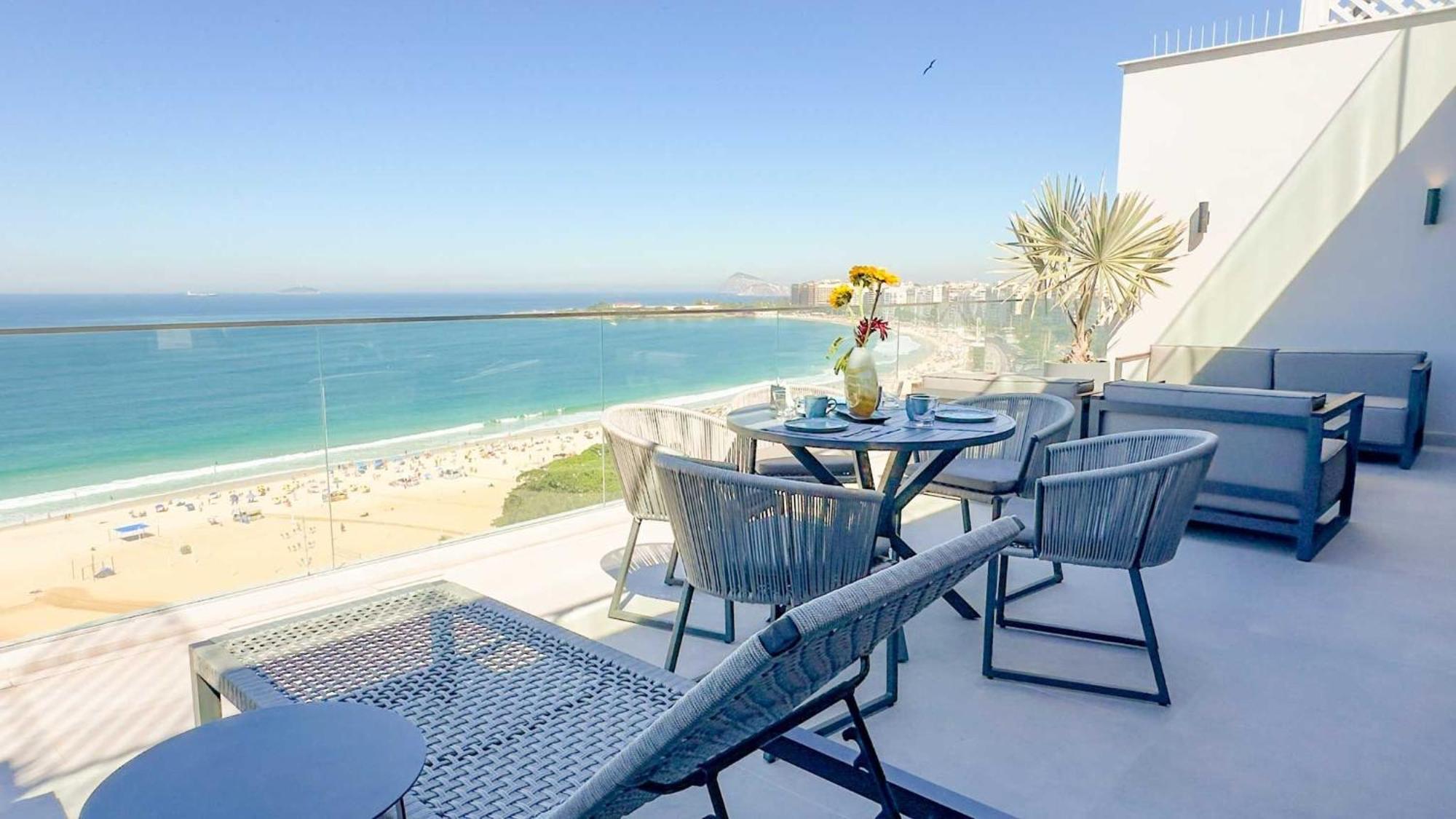Hr.377 - Cobertura Com 8 Em Copacabana Apartment *